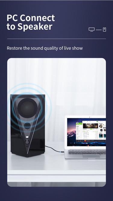 Кабель Vention 6.5 мм Jack-3.5 мм minijack HiFi стерео AUX на 6.35 мм TRS 3 м Чорний (BABBI) - фото 6 Кабель Vention 6.5 мм Jack-3.5 мм minijack HiFi стерео AUX на 6.35 мм TRS 3 м Чорний (BABBI) - фото 6