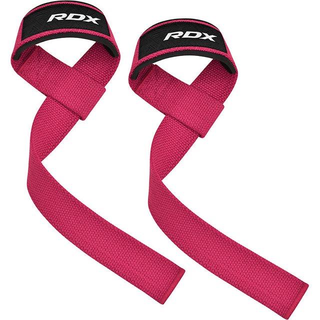 Лямки для тяги RDX W1 Gym Single Strap Plus Pink (21398883) - фото 2