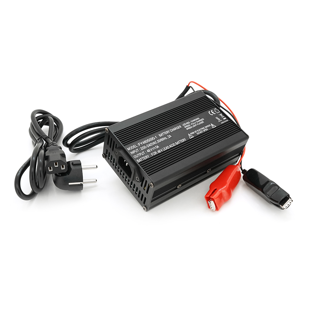 Зарядний пристрій для акумуляторів AGM 48V/5A роз'єм XT60 135х90х50 мм (YUT_V8427) Зарядний пристрій для акумуляторів AGM 48V/5A роз'єм XT60 135х90х50 мм (YUT_V8427)