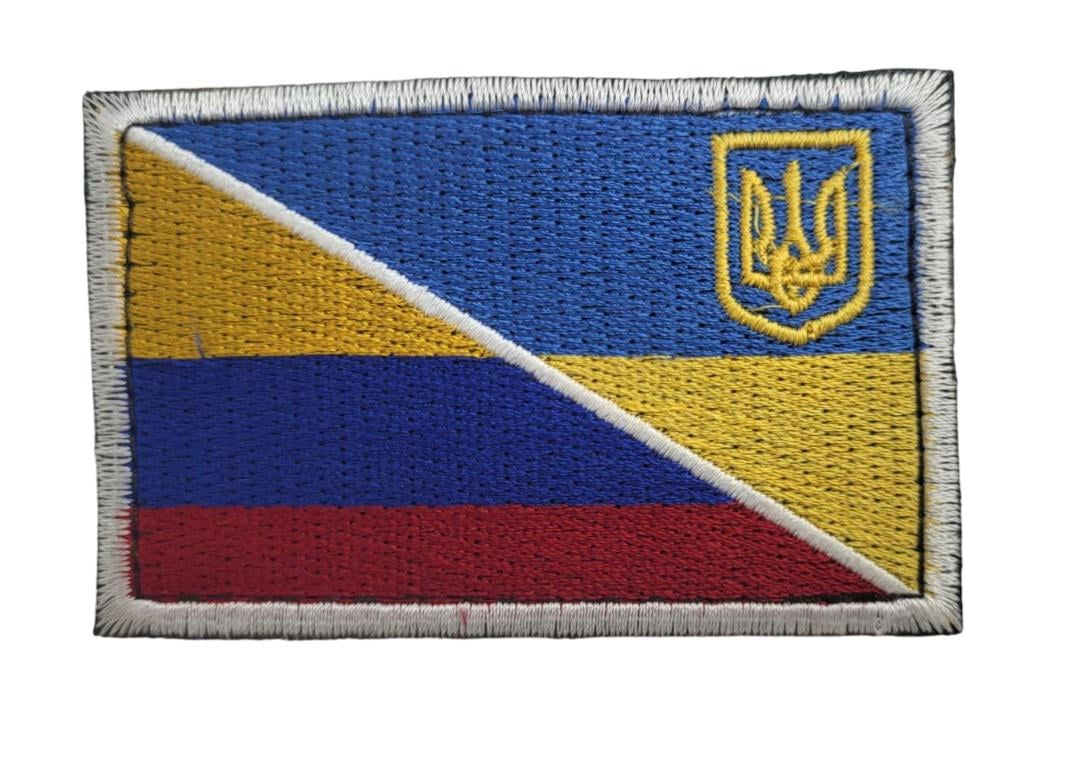 Шеврон Флаг с гербом 5х8 см Цветной (3592041)