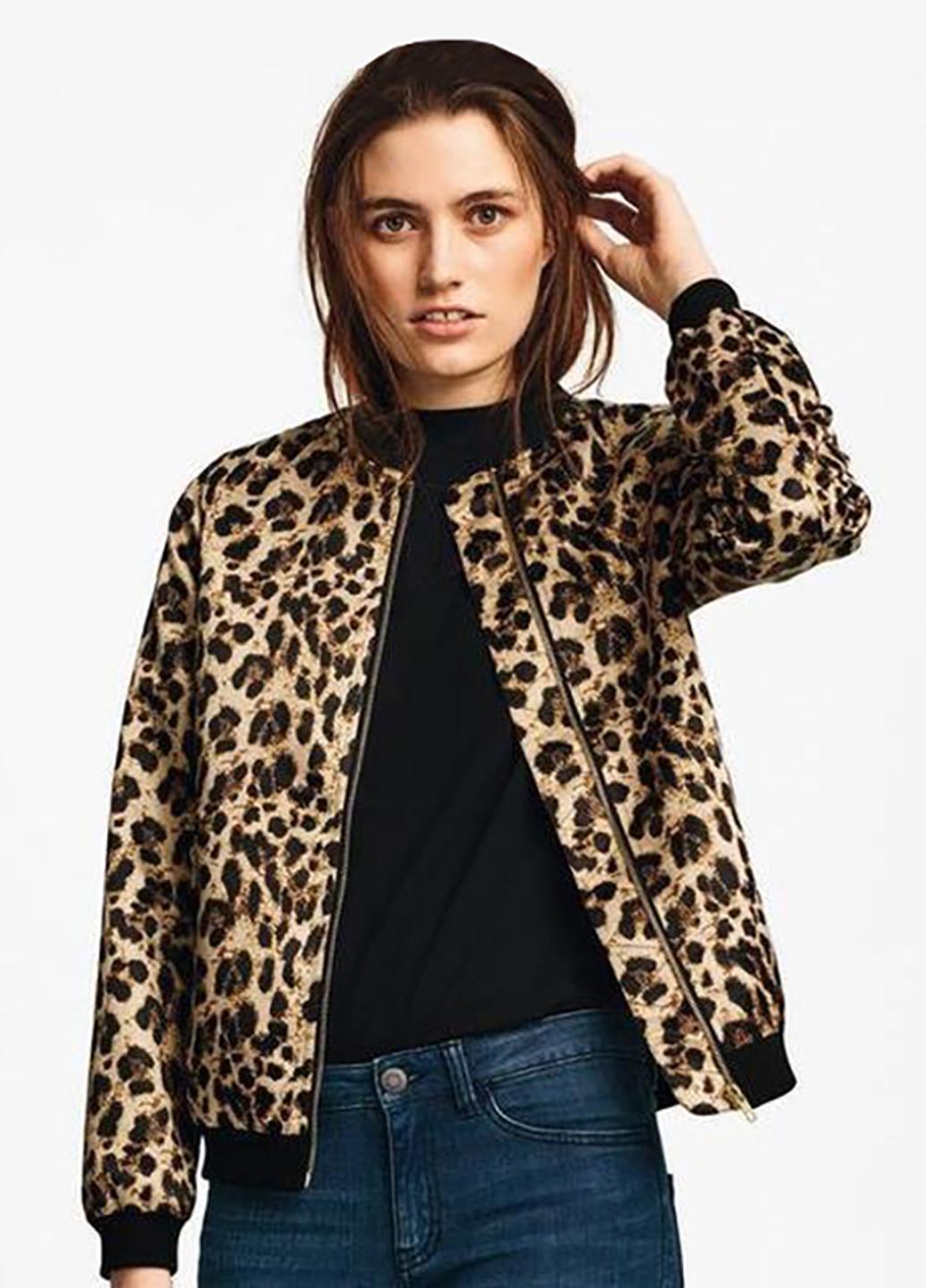 Бомбер жіночий Esmara р. 38 Коричневий (287920b38) - фото 2 Бомбер жіночий Esmara р. 38 Коричневий (287920b38) - фото 2