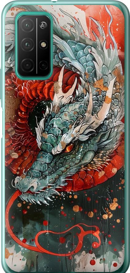 Чехол на Huawei Honor 30S Стихия огня (6101u-1897-42517) Чехол на Huawei Honor 30S Стихия огня (6101u-1897-42517)