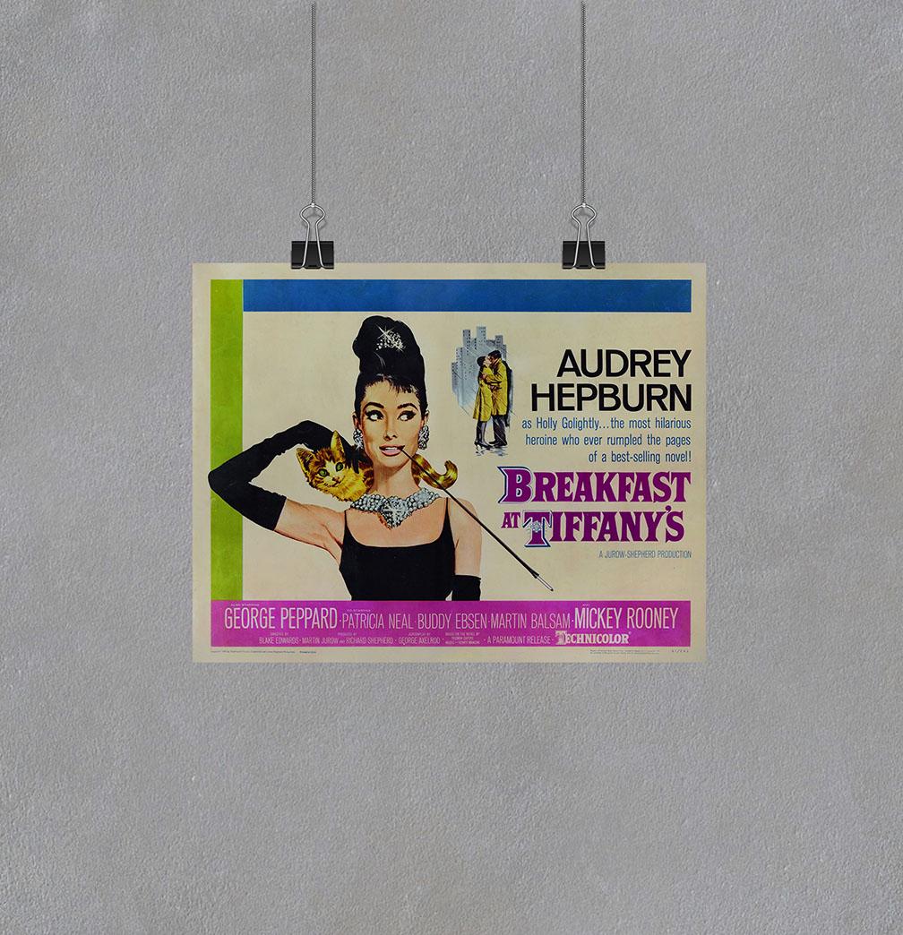 Постер Завтрак у Тиффани 1961 г. Режиссёр Блейк Эдвардс формат А-0 (Afisha2057001_Poster)