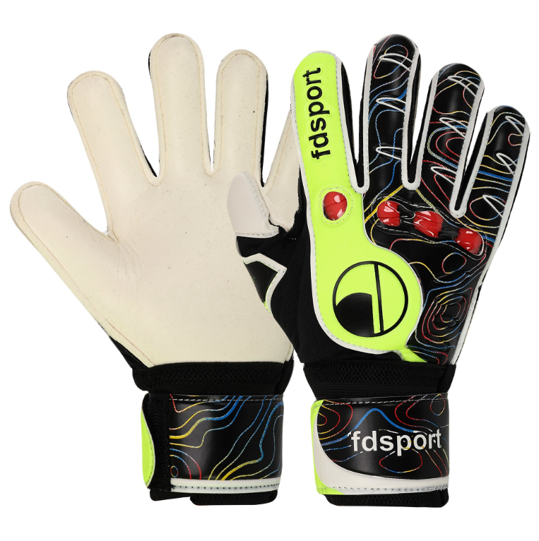 Перчатки вратарские детские FDSPORT с защитой пальцев (FB-930_Салатовый-черный_6) - фото 1 Перчатки вратарские детские FDSPORT с защитой пальцев (FB-930_Салатовый-черный_6) - фото 1