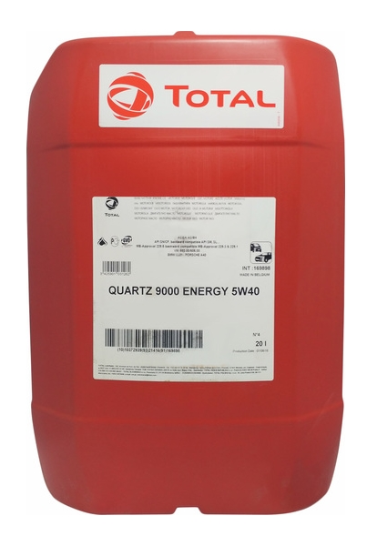 Моторное масло Total Quartz 9000 Energy A3/B4 SP 5W-40 20 л (169898)