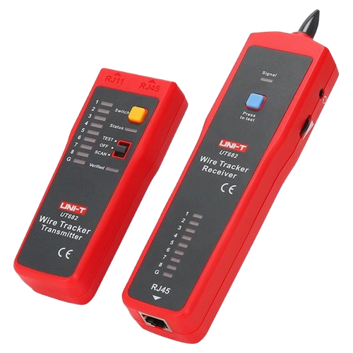 Тестер UNI-T UT682 для поиска и проверки кабельных линий Красный (33087626)