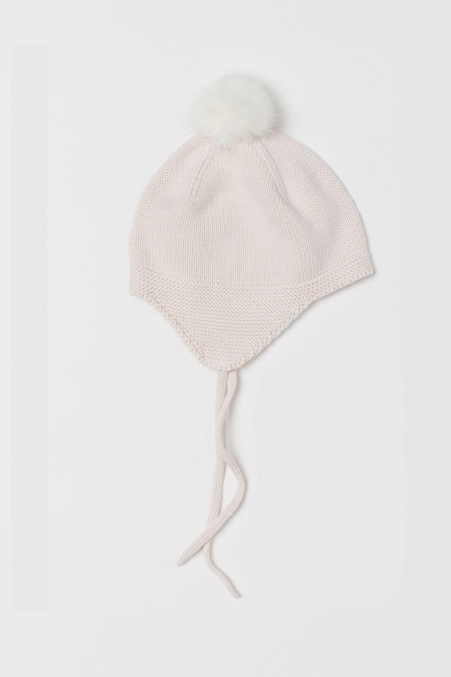 Шапка H&M 98-104 см р. 51 Светло-пудровый (10087785050)