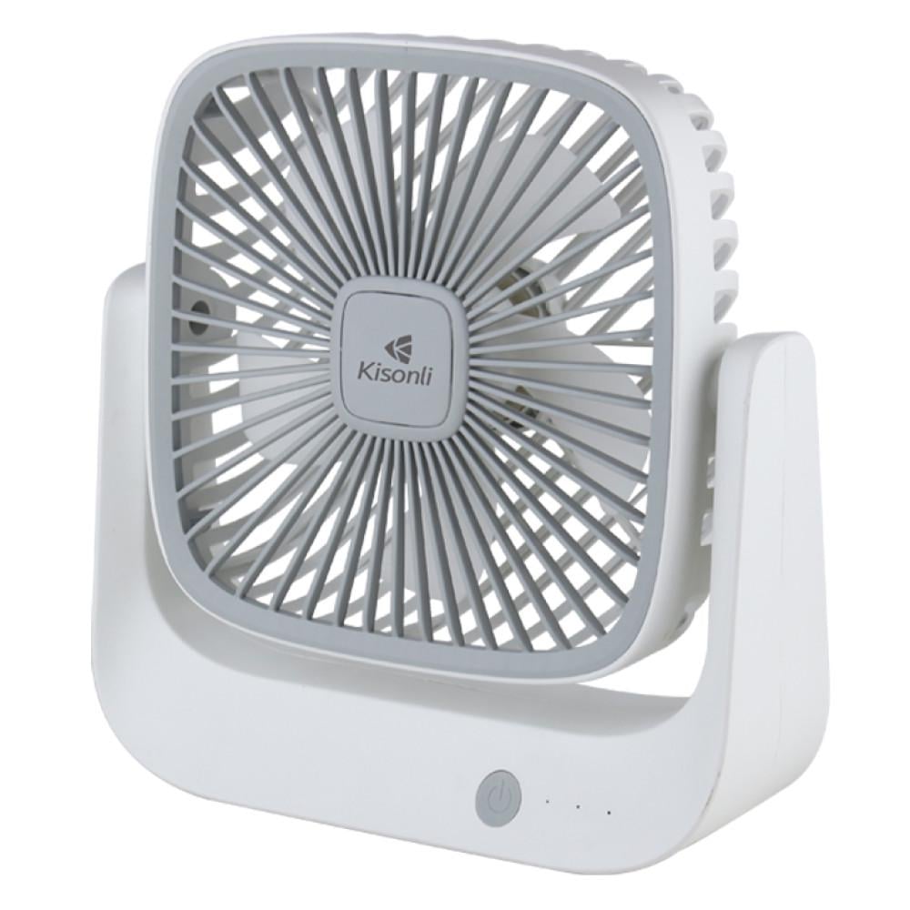 Вентилятор Kisonli F102 настольный 1200 mAh 22 см (F102)