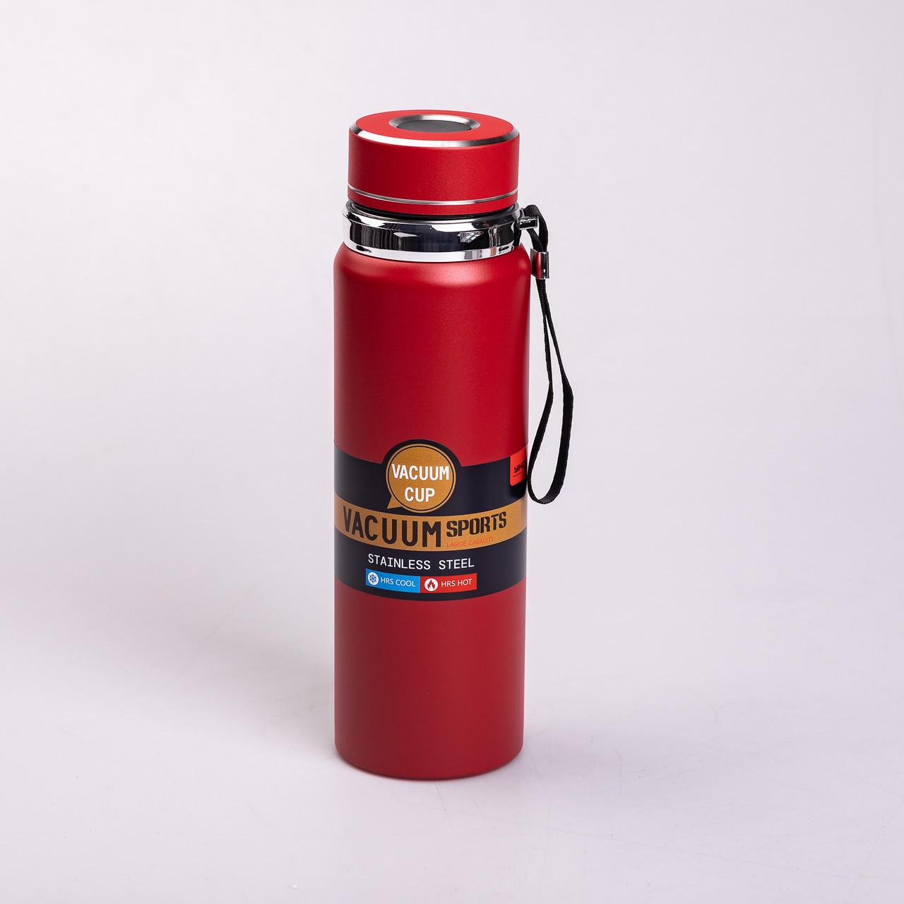 Термос Vacuum Sportsна з датчиком температури 1 л Червоний (2431236531) - фото 2 Термос Vacuum Sportsна з датчиком температури 1 л Червоний (2431236531) - фото 2