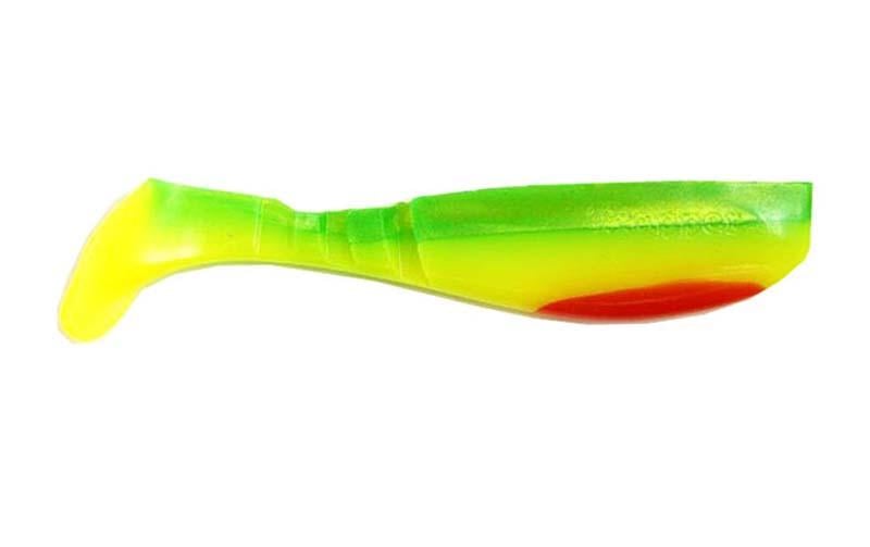 Силіконовий віброхвіст Fox Trapper №085 14 см Chartreuse lime/Red (9845)