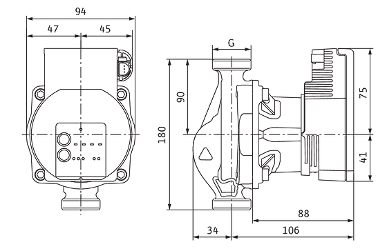 Циркуляционный насос Wilo VARIOS PICO-STG 25/1-8-180 (4232743) - фото 2