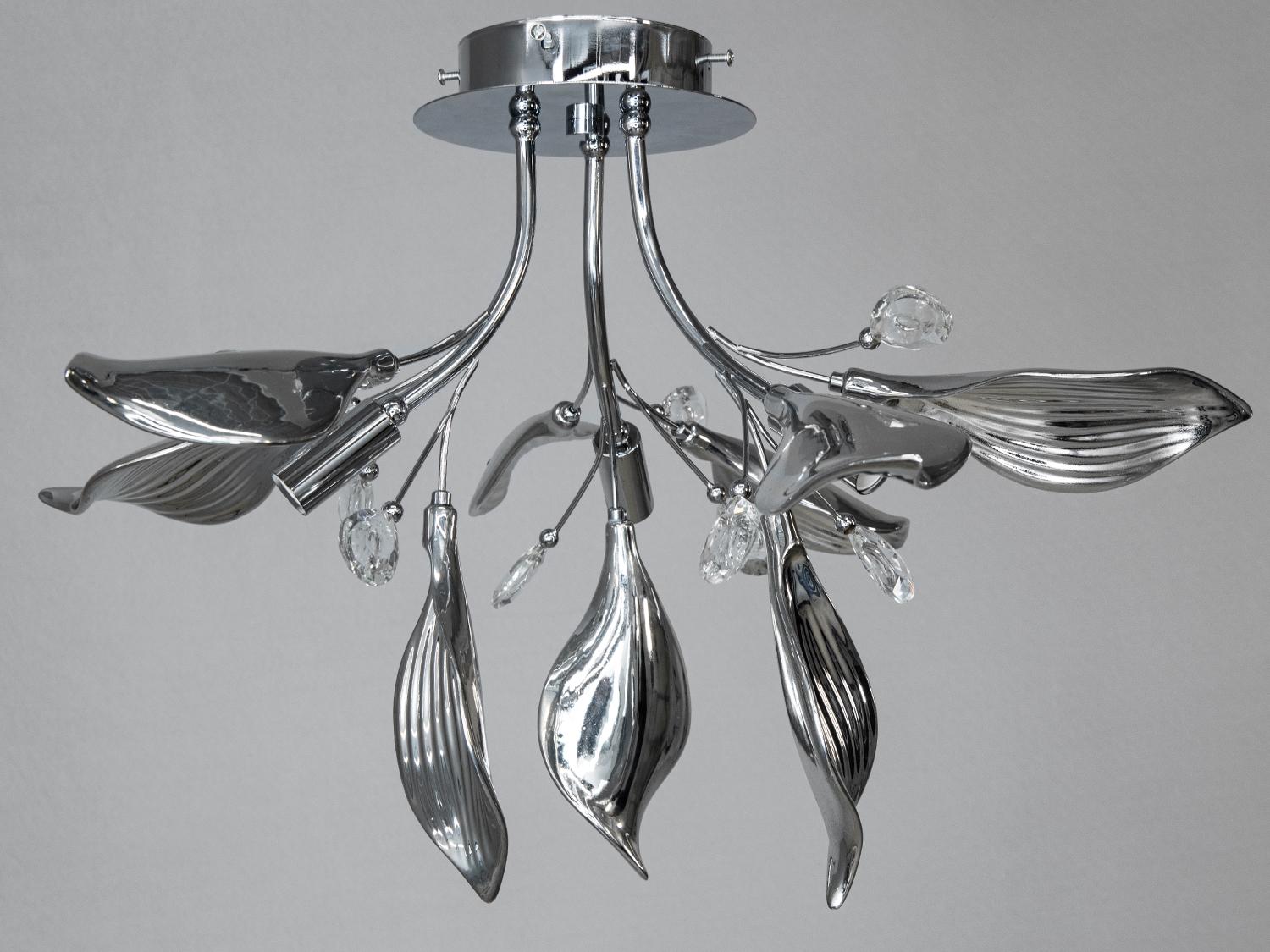 Люстра підвіс Loft Хром (7229-3c hr)