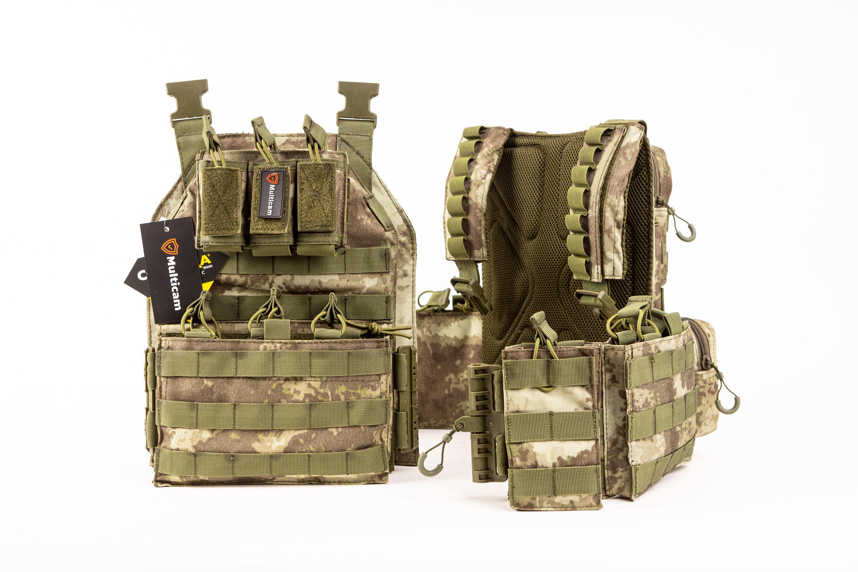 Плитоноска MULTICAM X350 MOLLE Cordura 1000D Оливковий/Мультикам (10070008) - фото 7