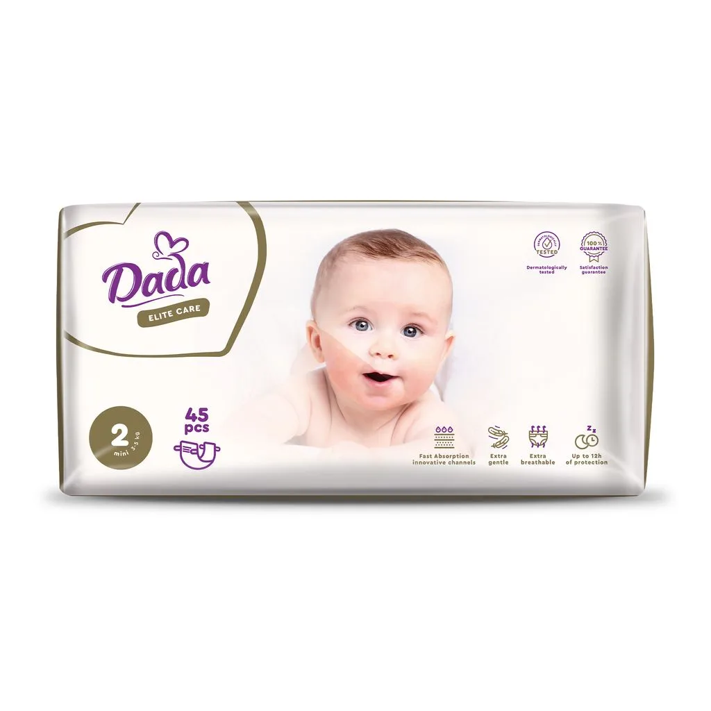Підгузки дитячі Dada Elite Care Mini 2 3-5 кг 45 шт. (000006930)