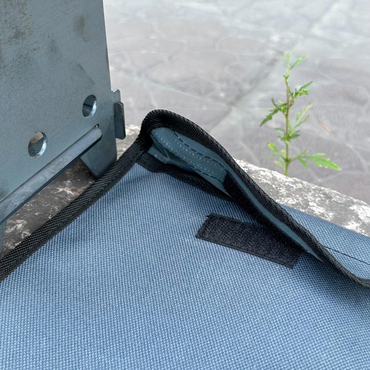 Чехол Metalzavod для печи-щепочницы большой 24х19х2 см Серый (CHHL-SHP-L) - фото 3