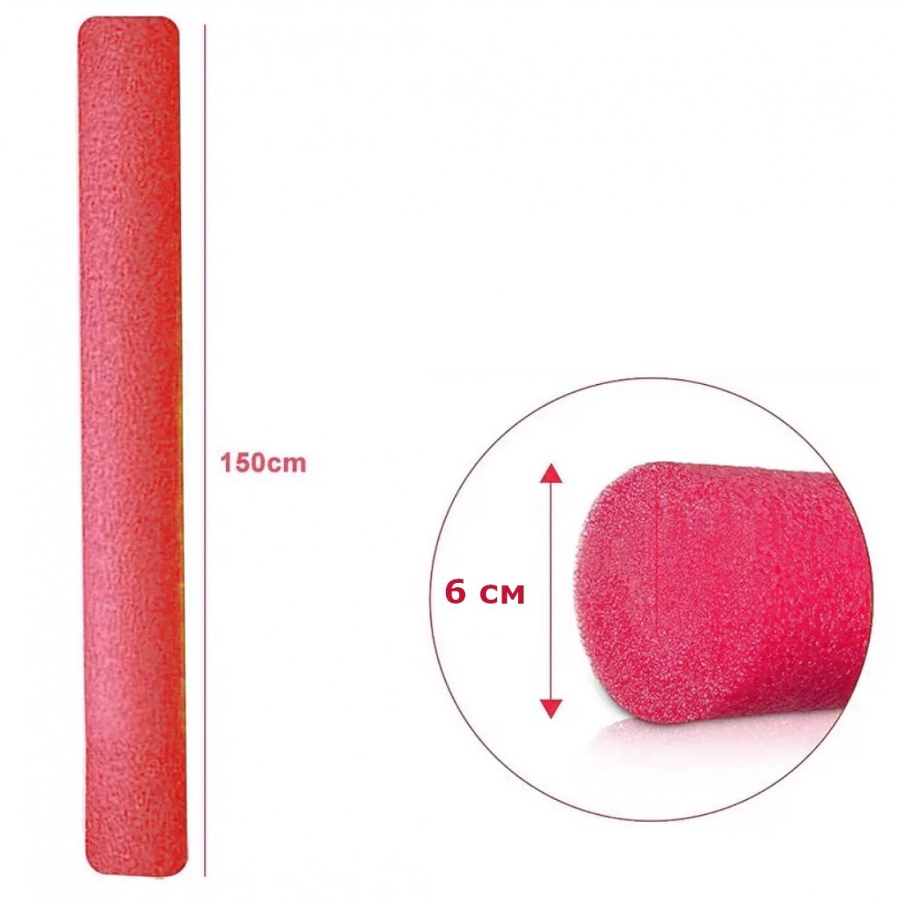 Аквапалка для плавания и аквафитнеса 150 см Красный - фото 3