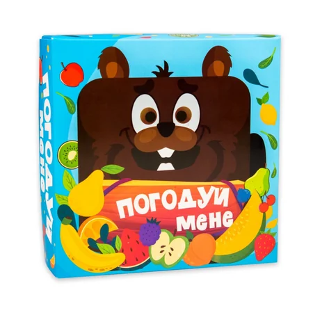 Настільна гра "Погодуй мене - бобер" 30378 інструкція 20 фішок рулетка (7780)