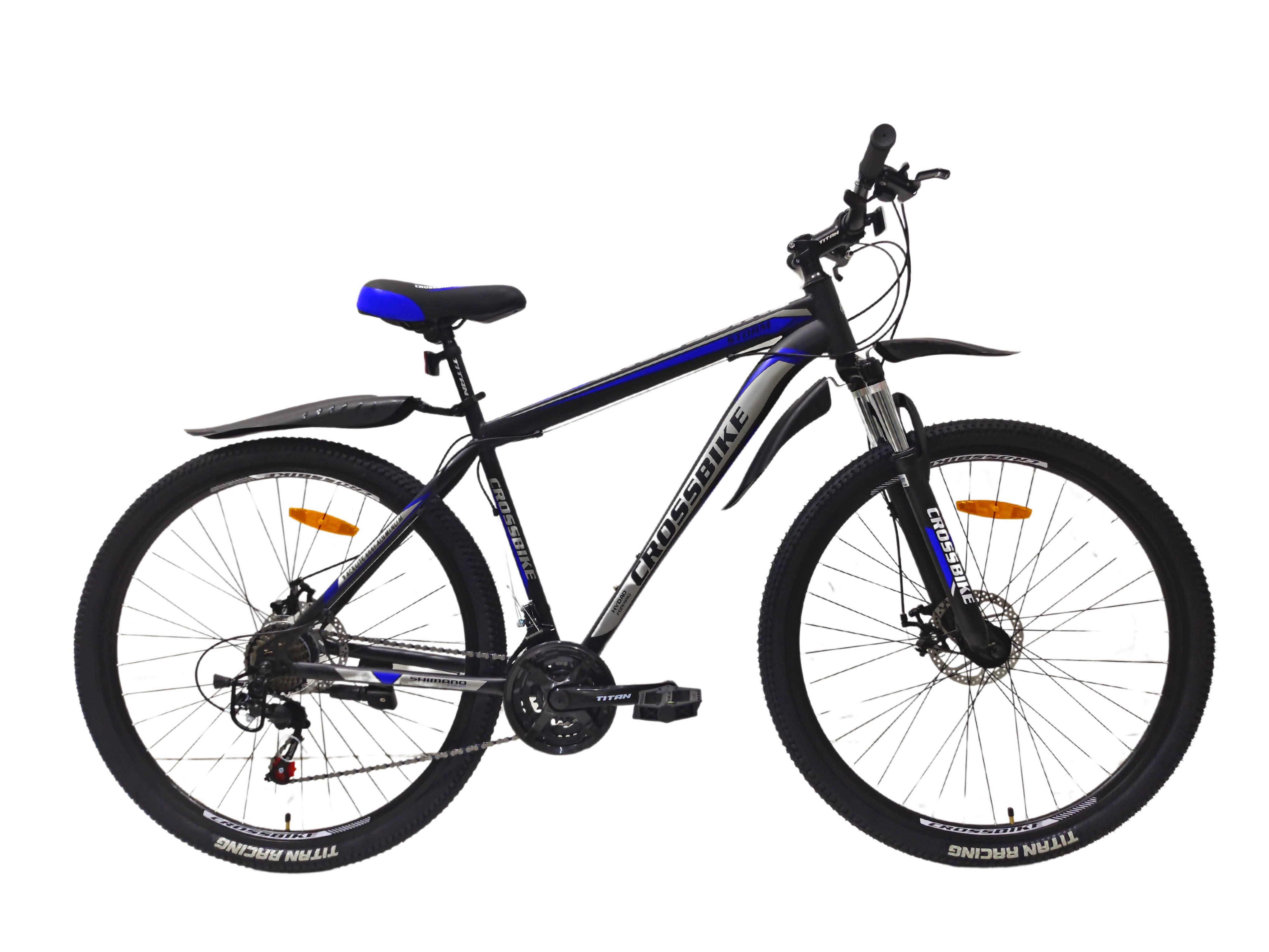 Велосипед CrossBike Storm 29" 19,5" Черно-синий