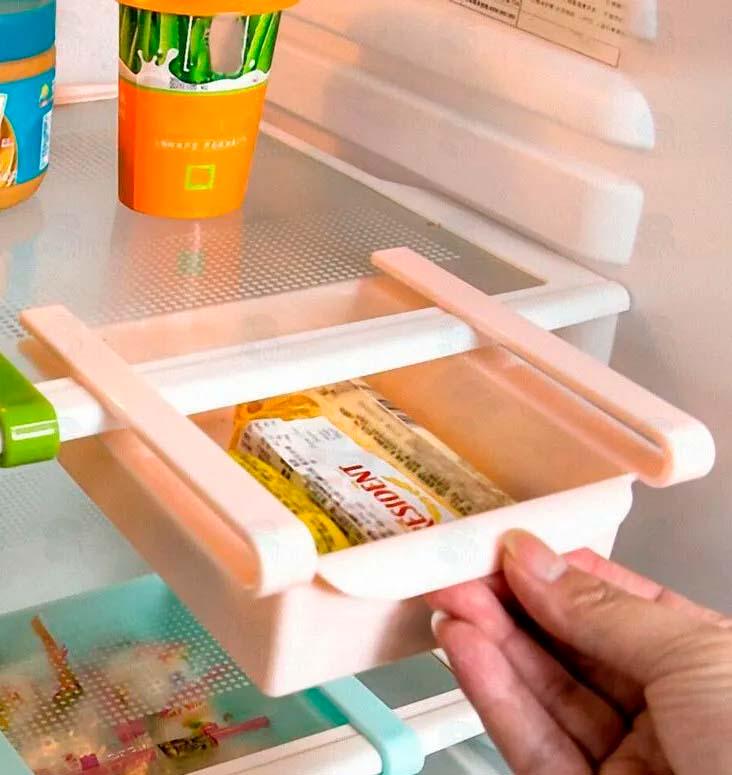 Органайзер для хранение продуктов BRS подвесной для холодильника Pink (445757405) Органайзер для хранение продуктов BRS подвесной для холодильника Pink (445757405)