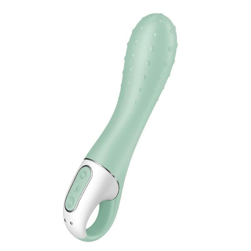Вибратор надувной Satisfyer Air Pump Vibrator 3 20,8 см Зеленый (56953)