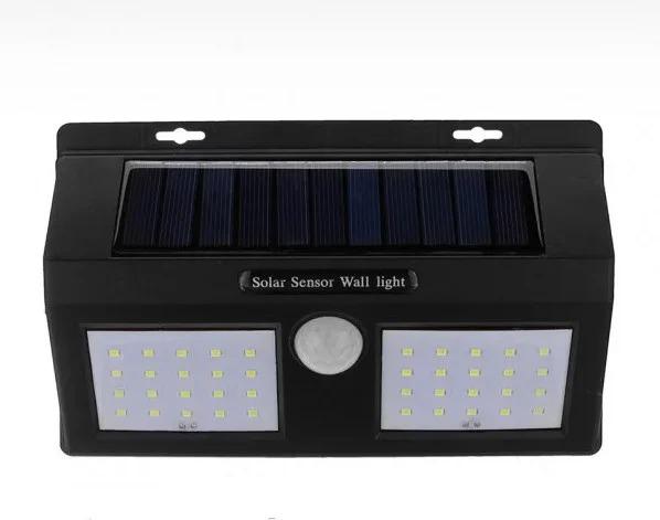 Фонарь навесной Solar BL1626A 40 диодов с датчиком движения Черный ( 7178/U) - фото 1