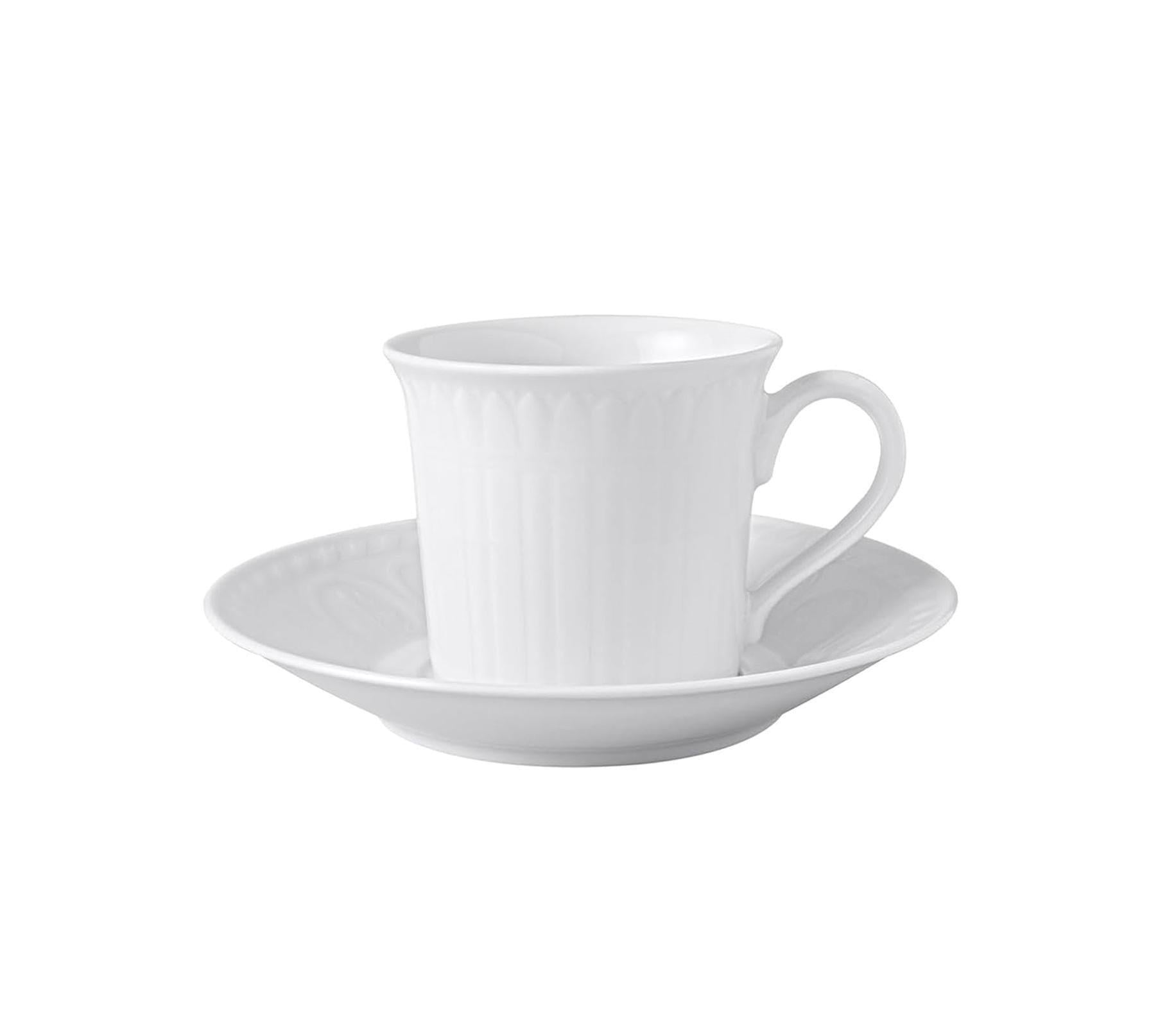 Сервиз кофейный Villeroy & Boch Cellini 4 чашки 140 мл 4 блюдца Ø15 см 8 пр. (1046001300)