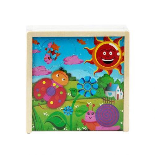 Пазлы деревянные Логика 5 элементов (33662)