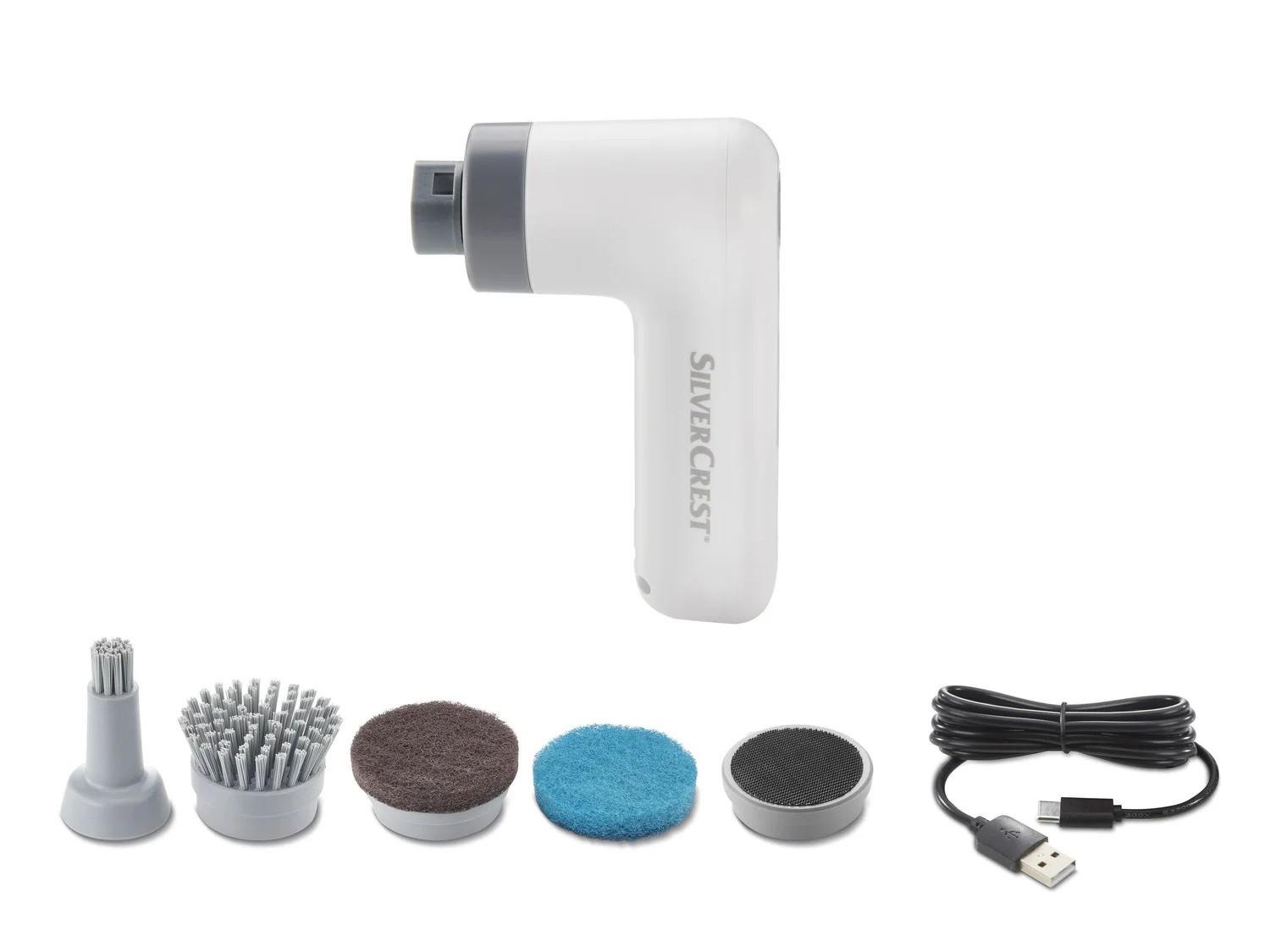 Щітка акумуляторна електрична бездротова Silver Crest SRB 4 A1 для чищення та прибирання 4 насадки (70228908)