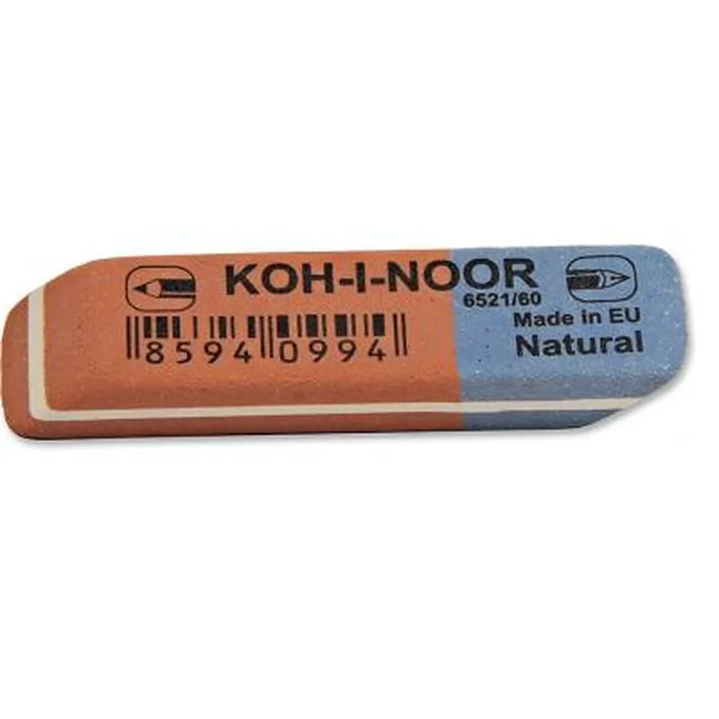Гумка Koh-i-Noor combined eraser BlueStar 6521/60 (6521060010KD)