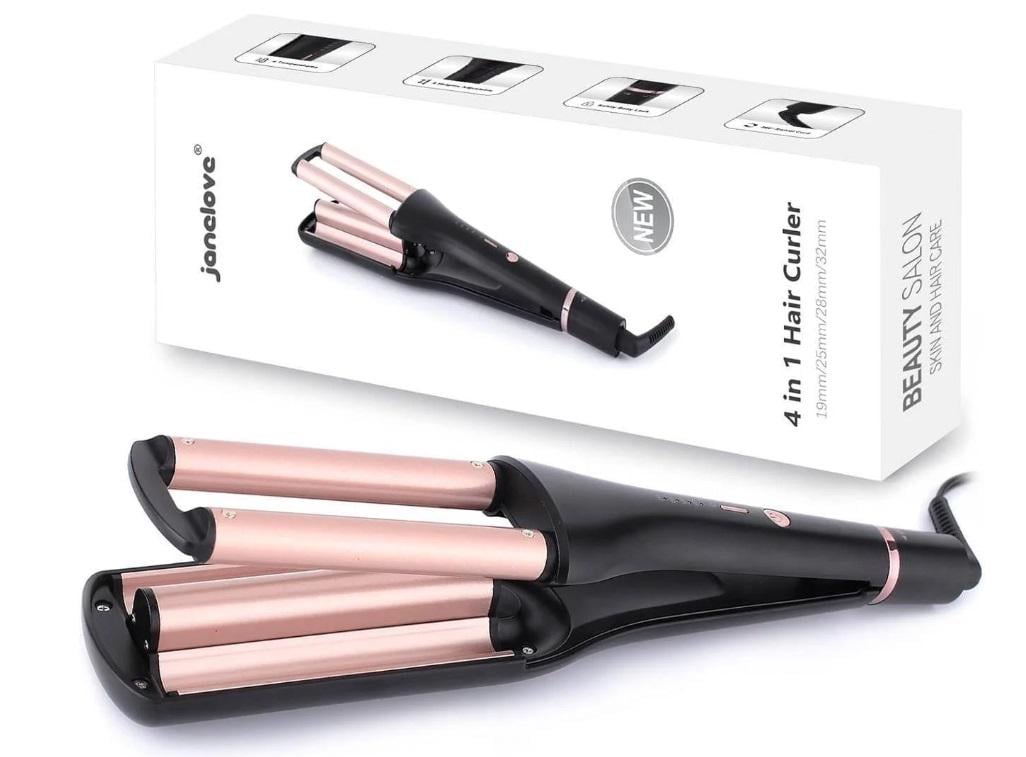 Плойка Janelove 4в1 многофункциональная гофре локоны волны 19/25/28/32 мм Плойка Janelove 4в1 многофункциональная гофре локоны волны 19/25/28/32 мм