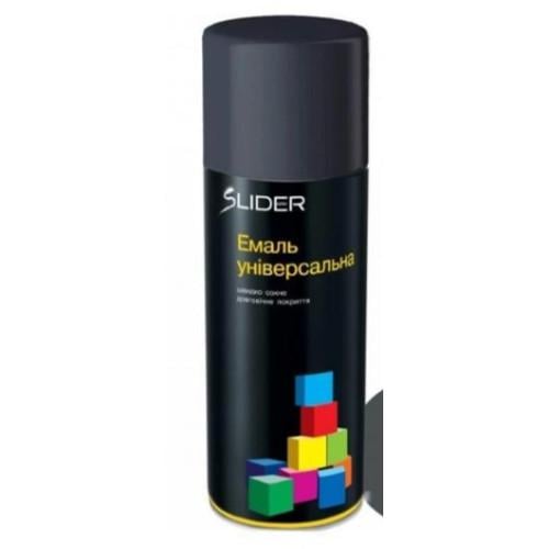 Аэрозольная алкидная эмаль универсальная Lider RAL 7016 400 мл Серый антрацит матовый (16706)