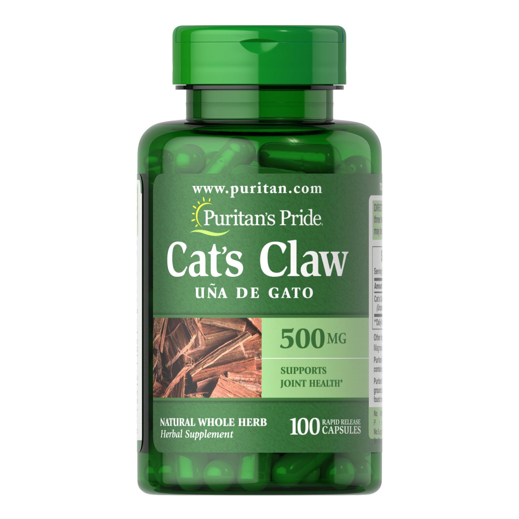 Натуральная добавка Cats Claw 500 mg 100 caps (2022-09-0720)