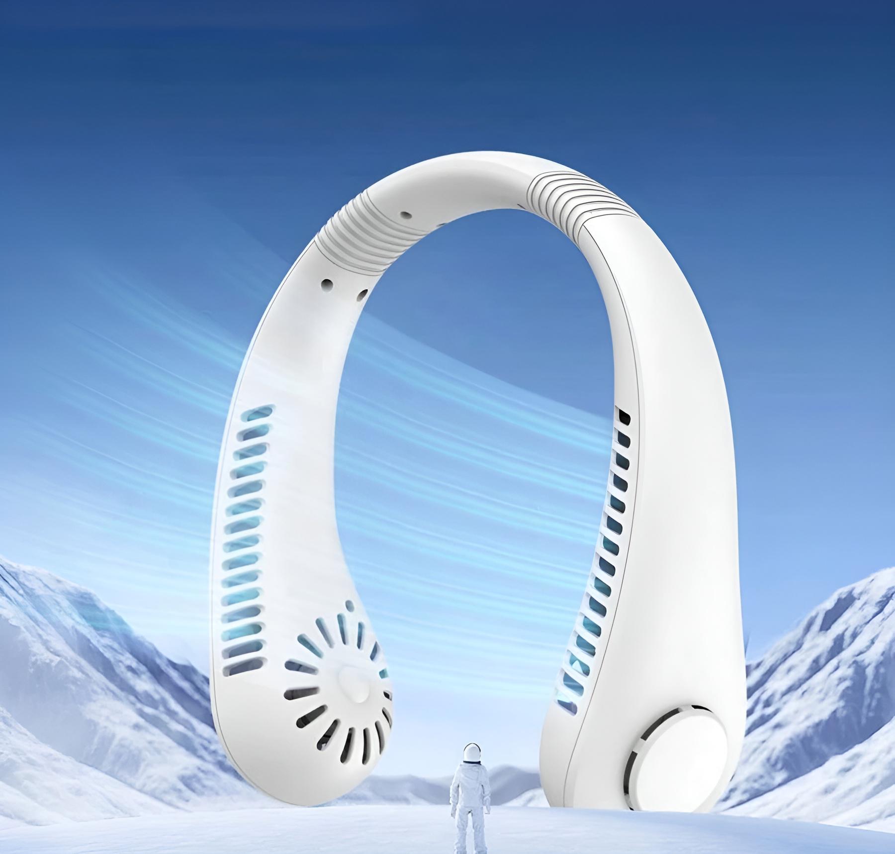 Вентилятор портативний на шию Leafless Hanging Neck Fan X5 (25651287) - фото 4 Вентилятор портативний на шию Leafless Hanging Neck Fan X5 (25651287) - фото 4