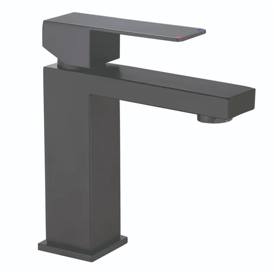 Смеситель для умывальника MIXXUS KUB-001-Heavy Graphite (MI6349)