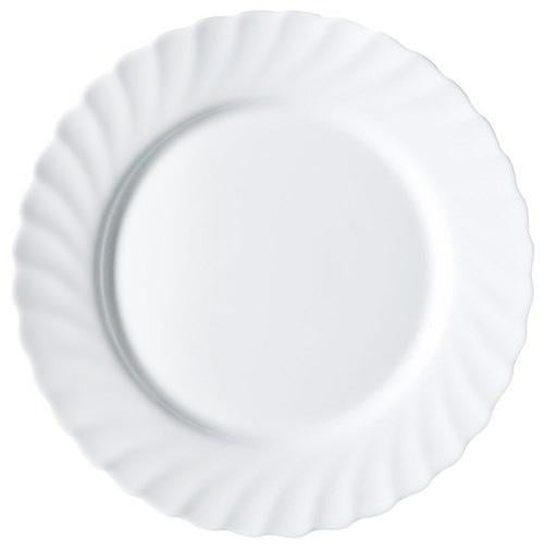 Набор обеденных тарелок Luminarc Trianon White Ø 24,5 см стеклокерамика (LUM-H3665)