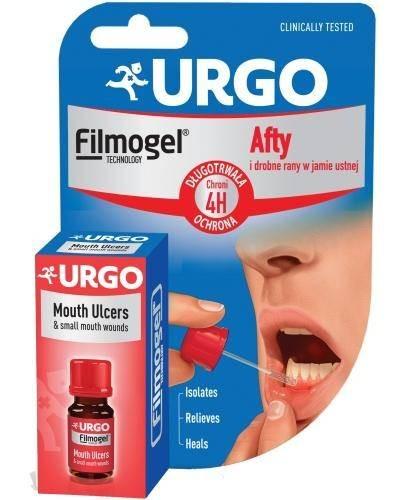 Пластырь жидкий для лечения афт и мелких ран во рту Urgo Filmogel Afty 6 мл (33976131)