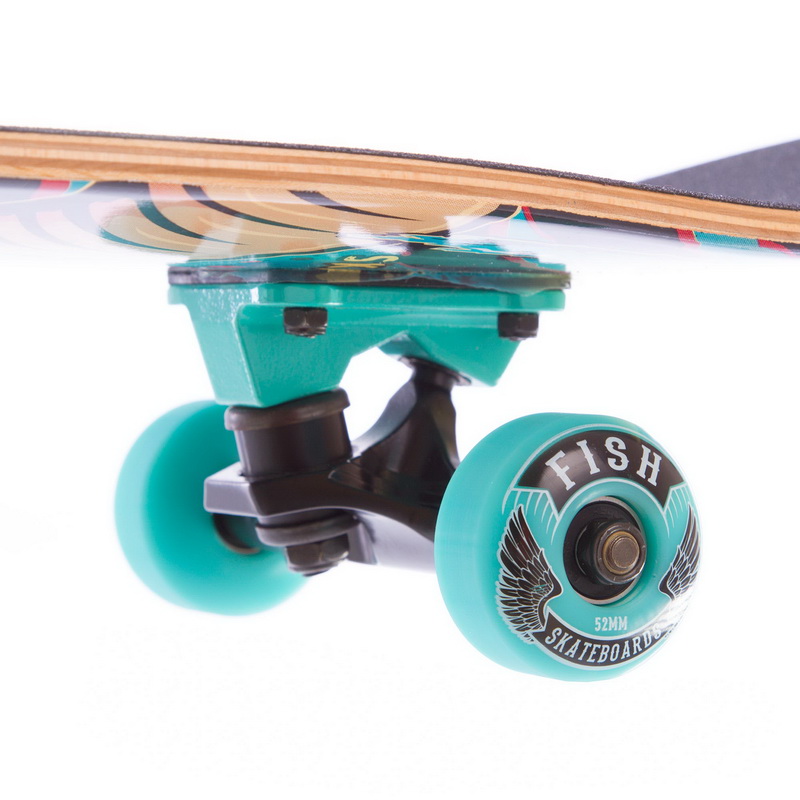 Лонгборд FISH CAPRICORN дерев'яний Червоний (SK-414) - фото 4