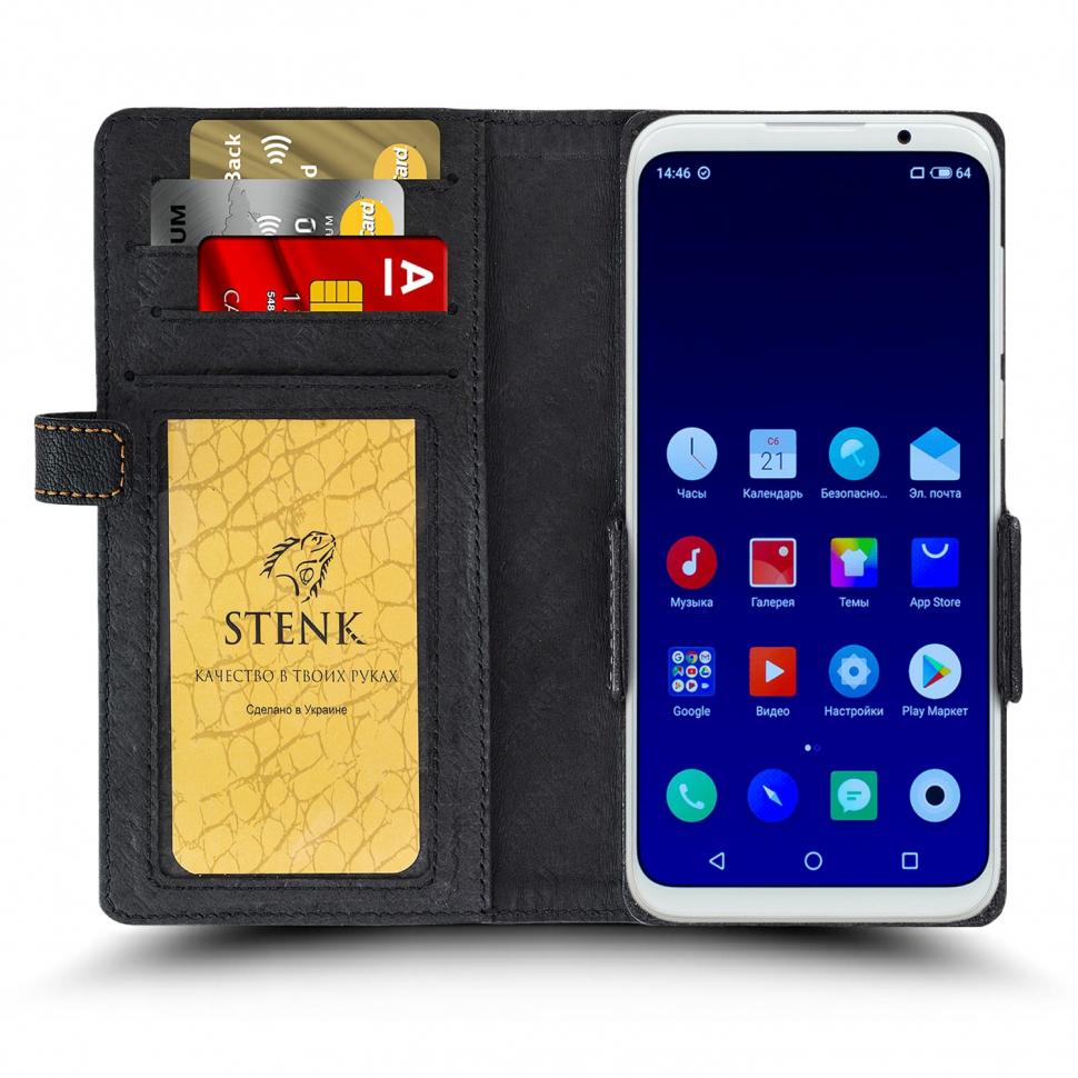Чехол книжка Stenk Wallet для Meizu 16s Черный (67254)