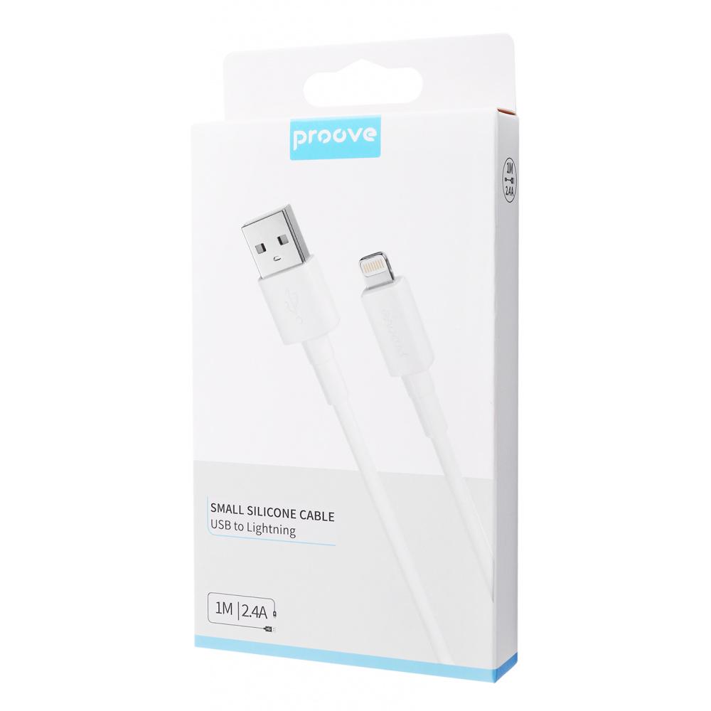 Кабель Proove Small Silicone Lightning 2,4 A 1 м White (34916) - фото 2