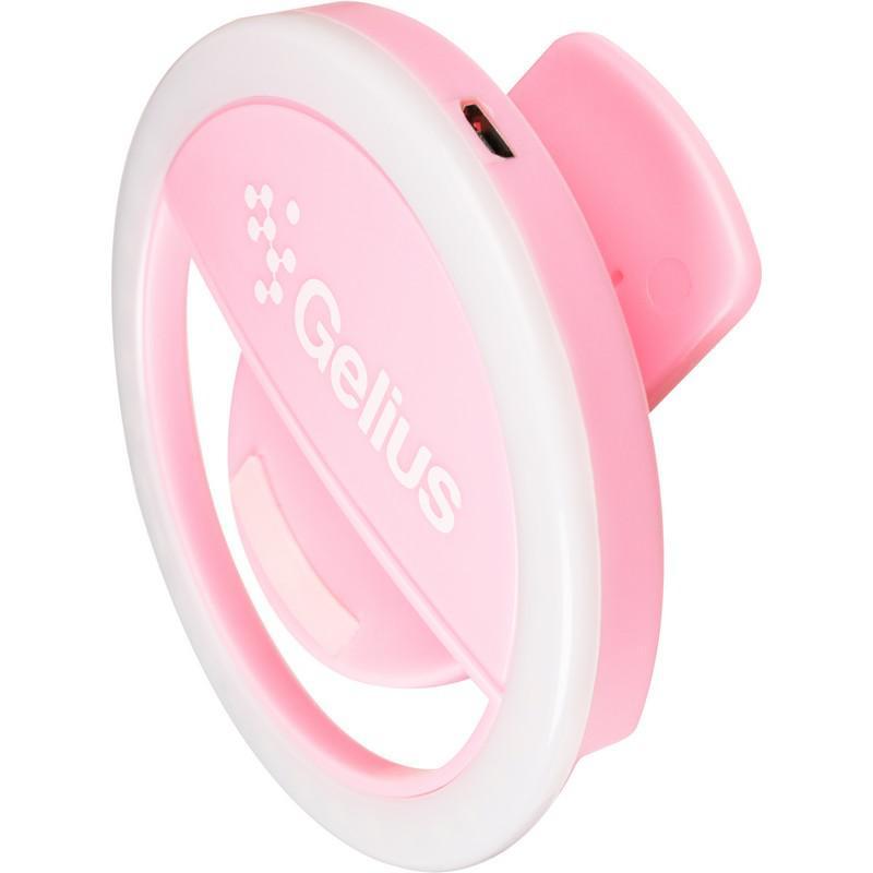 Лампа кольцевая для селфи Gelius Pro GP-SR001 Pink - фото 6 Лампа кольцевая для селфи Gelius Pro GP-SR001 Pink - фото 6