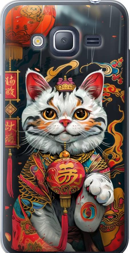 Чехол на Samsung Galaxy J3 Duos (2016) J320H China Cat v2 (6135t-265-42517)
