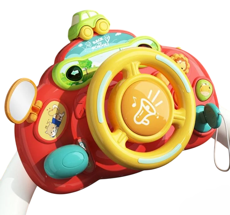 Автотренажер музыкальный Limo Toy YL201 руль с музыкой и креплением для коляски (29612798)