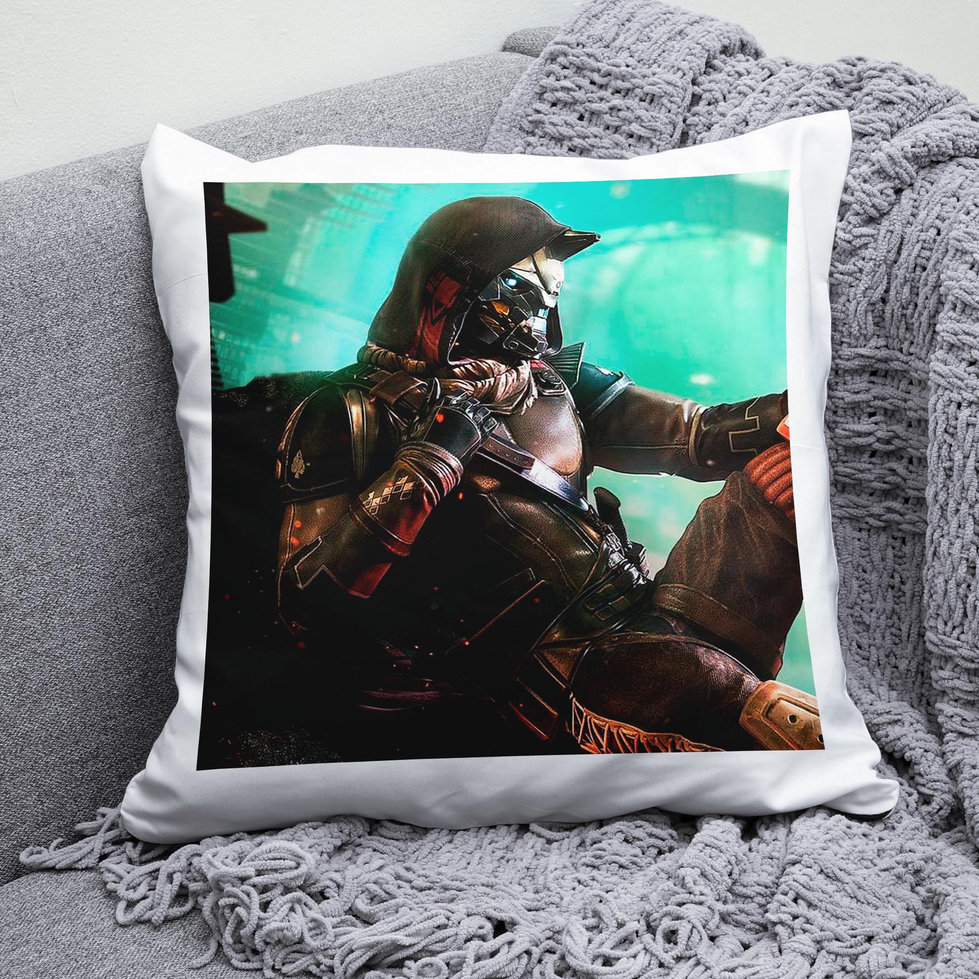 Плюшева подушка квадрат з принтом гри Destiny