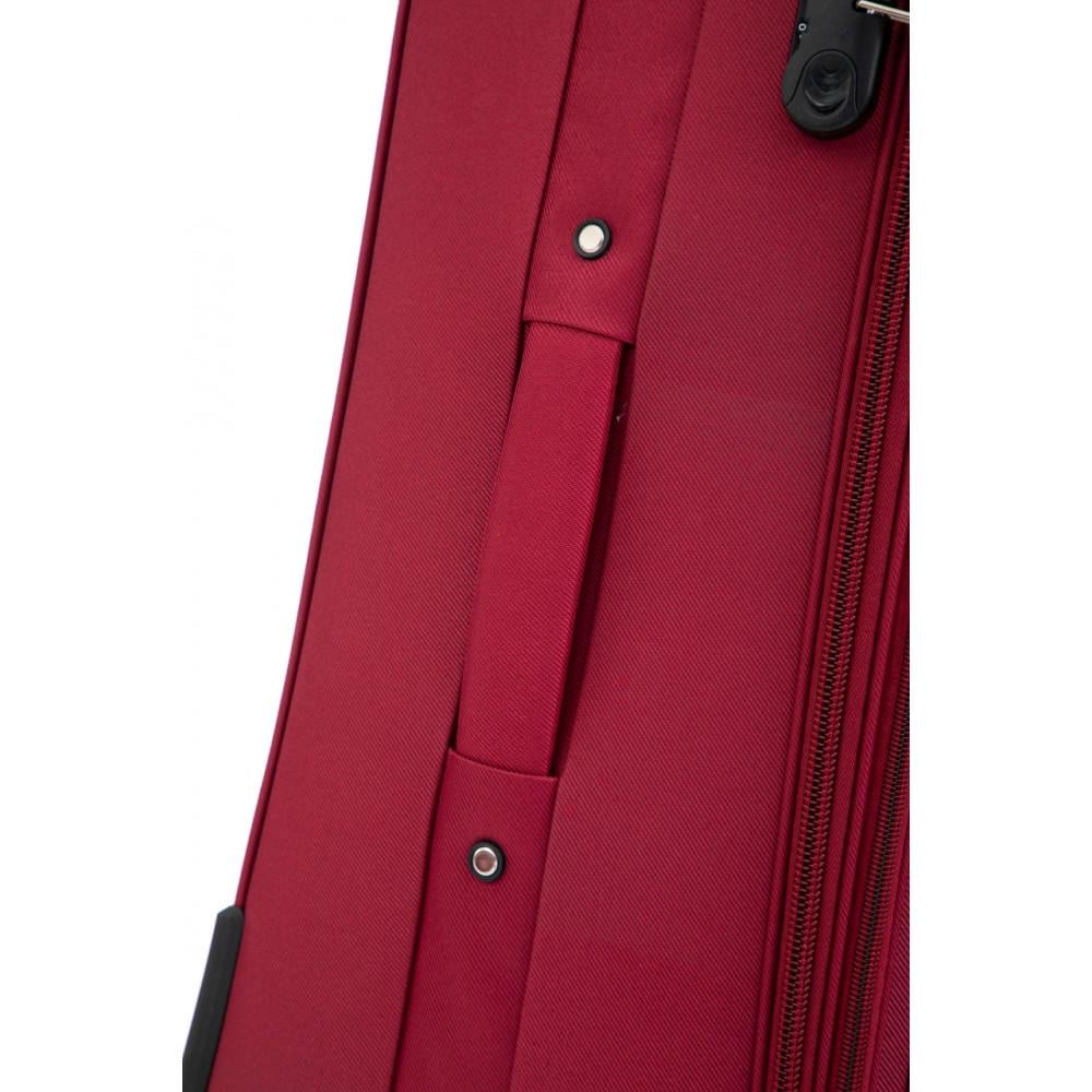 Валіза Bonro Tourist велика на 4 колесах Вишневий (10132802) - фото 13