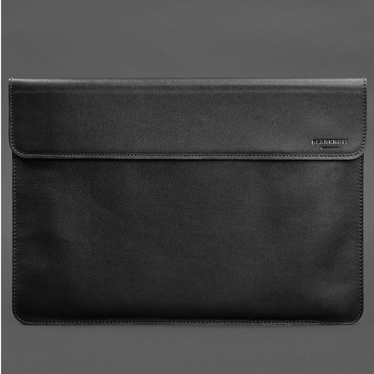 Чехол-конверт кожаный на магнитах для MacBook 15" Черный (A-027614) - фото 4 Чехол-конверт кожаный на магнитах для MacBook 15" Черный (A-027614) - фото 4