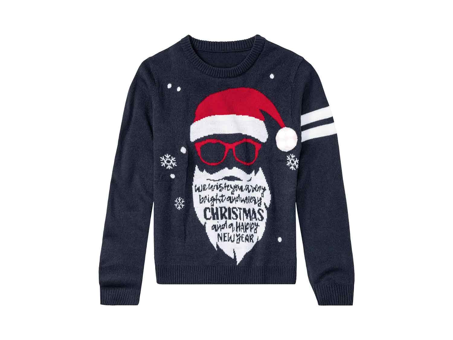 Кофта новогодняя Pepperts для мальчика 158-164 см Синий (13696710)