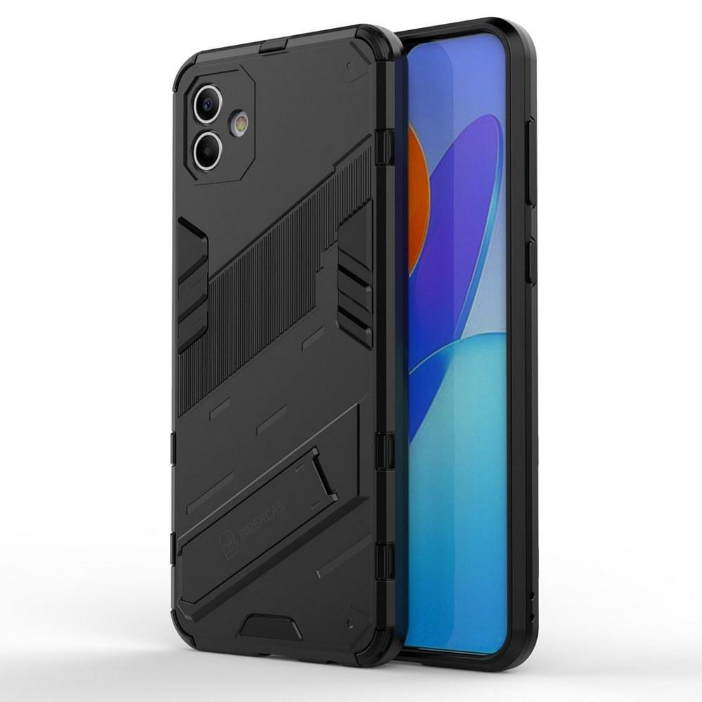 Защитный чехол BIBERCAS для Samsung Galaxy A04e A042 (с подставкой) Black (31147-2B)
