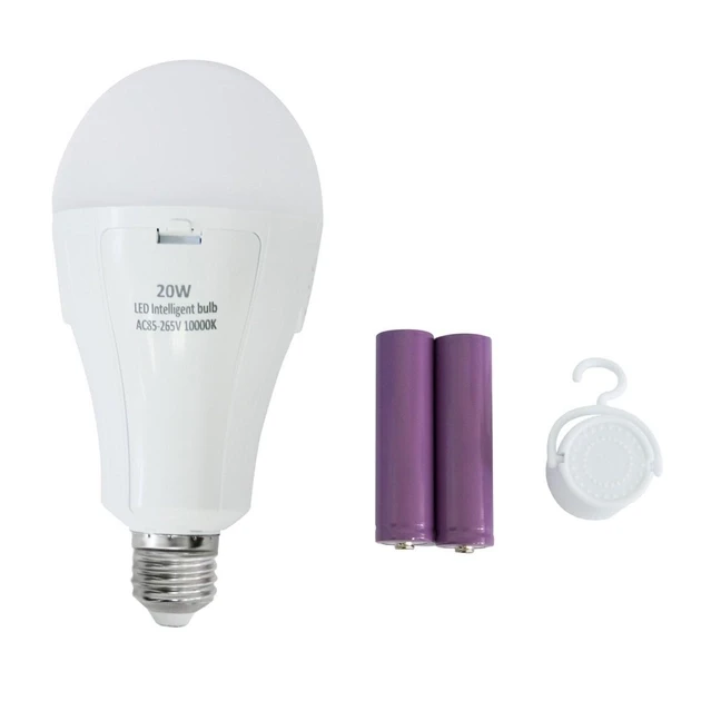 Лампочка светодиодная аварийная E27 UKC Led Bulb с аккумулятором 2x18650 (8442) - фото 10 Лампочка светодиодная аварийная E27 UKC Led Bulb с аккумулятором 2x18650 (8442) - фото 10