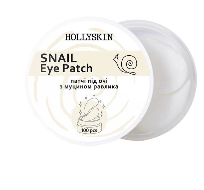 Патчі тканинні під очі HOLLYSKIN Snail Eye Patch