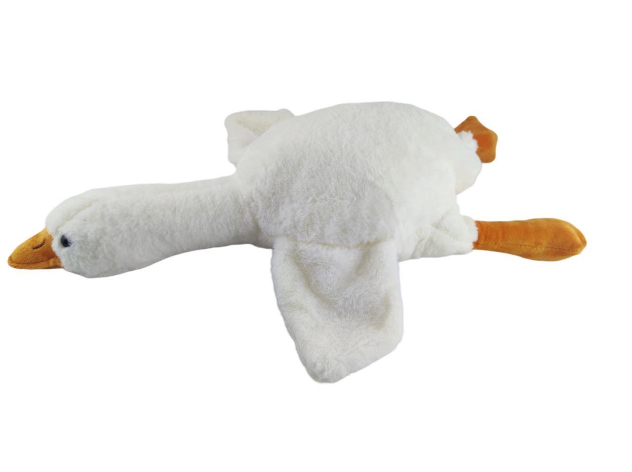 Мягкая игрушка-подушка плюшевая Гусь 55 см Белый (000009) Мягкая игрушка-подушка плюшевая Гусь 55 см Белый (000009)